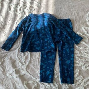 REI coop Navy Blue toddler light base layer set
